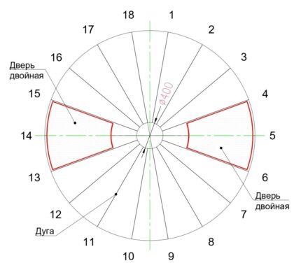 Купольный павильон для бассейна, овал 9x8м
