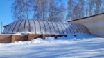 Овальная купольная беседка, 9x5м
