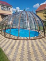 Овальный павильон для бассейна, овал 15x4,5м