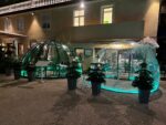 Бескаркасная купольная беседка с половиной открывания 5м