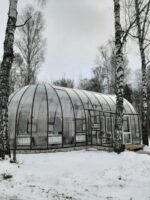 Овальная купольная беседка, 9x8м