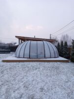 Купольный павильон для бассейна, овал 10x5м