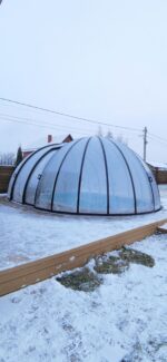 Купольный павильон для бассейна, овал 6x3м