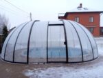 Купольный павильон для бассейна, овал 8x4м