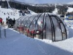 Овальная купольная беседка, 10x6м