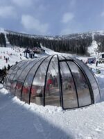 Овальная купольная беседка, 7x3м
